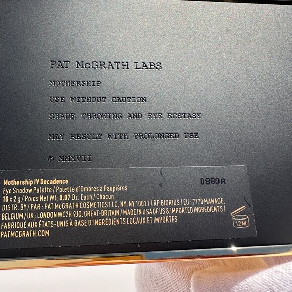Pat McGrath Labs Mothership IV Four #4 Decadence Eyeshadow Palette Gold Version - Picture 16 of 16